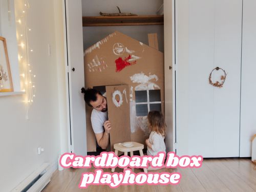 Cardboard Box Playhouse