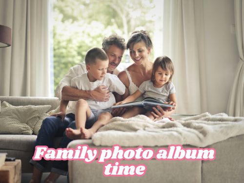 Family Photo Album Time